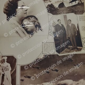 CARTEL ANTIGUO. ELISA ROCHA BAROCIO E HIJA 1930 /ASM