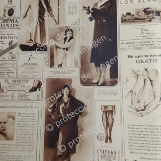 CARTEL DE PUBLICIDAD ANTIGUA. POLVO LA ROSA DE GUADALUPE 1930 Y OTROS /491