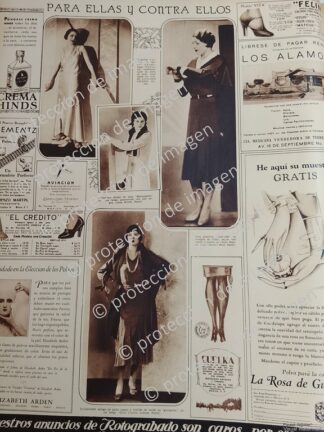 CARTEL DE PUBLICIDAD ANTIGUA. POLVO LA ROSA DE GUADALUPE 1930 Y OTROS /491