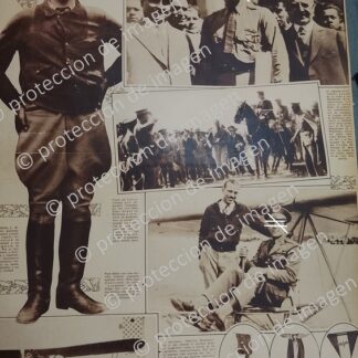 CARTEL ANTIGUO. MUERE EL PILOTO PABLO SIDAR ESCOBAR MAYO 1930 /AVIACION MILITARES
