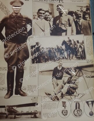 CARTEL ANTIGUO. MUERE EL PILOTO PABLO SIDAR ESCOBAR MAYO 1930 /AVIACION MILITARES