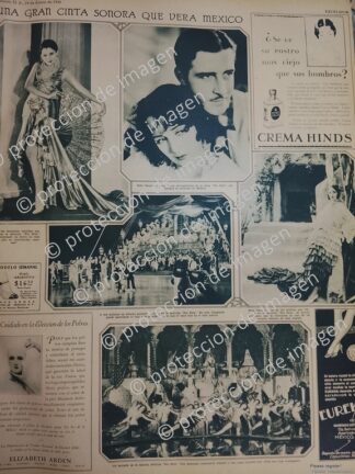 AFICHE ANTIGUO PELICULA. RIO RITA 1930 PROMOCION /CINE