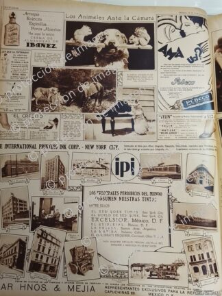CARTEL ANTIGUO. TINTAS, IPI. INTERNATIONAL PRINTING INK CO. 1930 Y OTROS /EMPRESAS