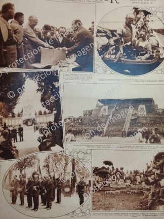 CARTEL ANTIGUO. PASCUAL ORTIZ RUBIO VOTANDO EN TEHOTIHUACAN 1930 /POLITICOS