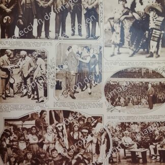 CARTEL ANTIGUO. TOMAS ALBA EDISON Y HENRY FORD / Y OTROS 1930 /EMPRESARIOS