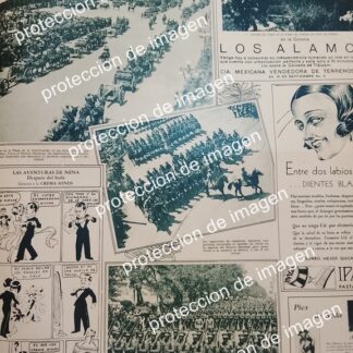 CARTEL VINTAGE. DESFILE MILITAR DE 1930 /MILITARIA