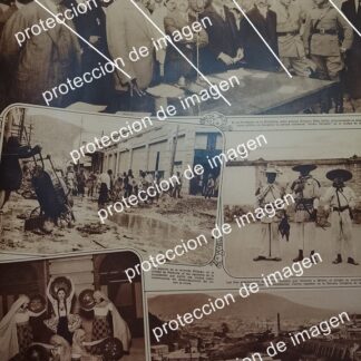 CARTEL VINTAGE. PRESIDENTE INUAGURA PREPARATORIA OLVARO OBREGON MONTERREY, Y MAS NOTAS 1930