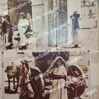 PORTADA. AFICHE ANTIGUO. INDIGENAS Y LUGARES DE OAXACA. DEL FOTOGRAFO. LUIS MARQUEZ 1930