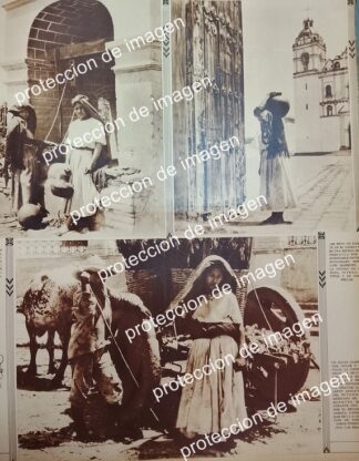 PORTADA. AFICHE ANTIGUO. INDIGENAS Y LUGARES DE OAXACA. DEL FOTOGRAFO. LUIS MARQUEZ 1930