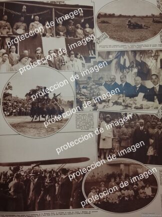 AFICHE ANTIGUO. PRESIDENTE ORTIZ RUBIO EJERCICIOS MILITARES Y MAS 1930 /POLITICOS