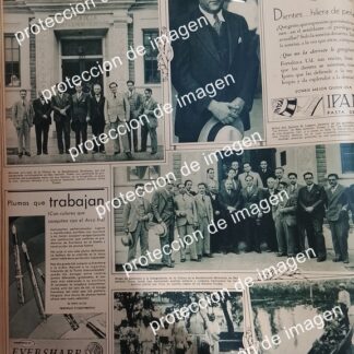 AFICHE ANTIGUO. INAUGURAN CLINICA DE LA BENEFICIENCIA MEXICANA EN TEXAS 1930 IGNACIO E. LOZANO