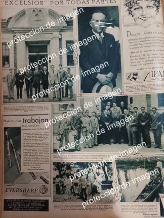 AFICHE ANTIGUO. INAUGURAN CLINICA DE LA BENEFICIENCIA MEXICANA EN TEXAS 1930 IGNACIO E. LOZANO