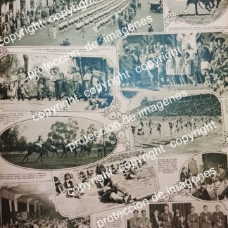 AFICHE ANTIGUO. DESFILE CIVICO DEPORTIVO CDMX 1930