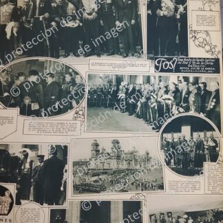 AFICHE ANTIGUO, DIPLOMATICOS TOMA DE POSESION PASCUAL ORTIZ RUBIO 1930 /POLITICOS