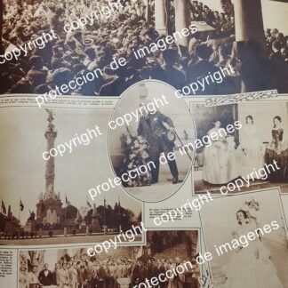 AFICHE ANTIGUO. HOMENAJES A SIMON BOLIVAR. PRESIDENTE ORTIZ RUBIO 1930 /POLITICOS