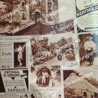 AFICHE ANTIGUO. LUGARES DE TANCANHUITZ, SAN LUIS POTOSI 1930 /LDM