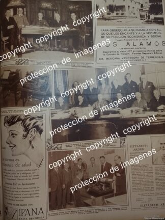 AFICHE ANTIGUO. LA ASOCIATED PRESS EN MEXICO, PRIMEROS TELETIPOS DE PRENSA 1930 /PERIODISTAS