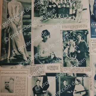 AFICHE ANTIGUO, DOLORES DEL RIO, GEZA KENDE Y OTROS 1930 / Artistas  Pintores