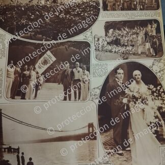 CARTEL ANTIGUO, PASCUAL ORTIZ RUBIO Y SELECCION MEXICANA JUEGOS CENTRO AMERICANOS 1930