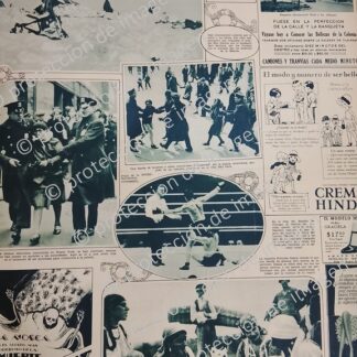 CARTEL ANTIGUO. DISTURBIOS CONUNISTAS EN NEW YORK MARZO 1930 /POLITICA