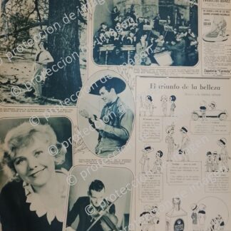 AFICHE ANTIGUO, VIVIAN DUNCAN, RAMON NOVARRO Y MAS / Artistas