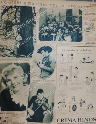 AFICHE ANTIGUO, VIVIAN DUNCAN, RAMON NOVARRO Y MAS / Artistas