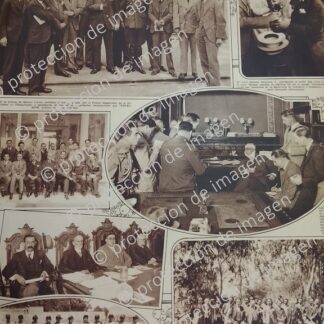 CARTEL ANTIGUO. PERIODISTAS CON PASCUAL ORTIZ RUBIO 1930 Y MAS /POLITICA