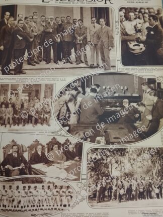 CARTEL ANTIGUO. PERIODISTAS CON PASCUAL ORTIZ RUBIO 1930 Y MAS /POLITICA
