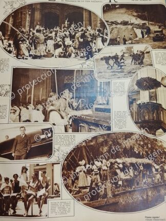 CARTEL ANTIGUO. CATEDRAL METROPOLITANA, DOMINGO DE RAMOS 1930 RELIGION