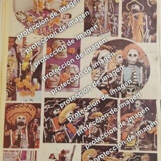 AFICHE RETRO. DIA DE MUERTOS EN MEXICO /1987 TRADICIONES