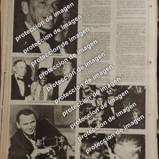 AFICHE RETRO, FRANK SINATRA LUCHA CONTRA EL CANCER 1987 /ARTISTAS