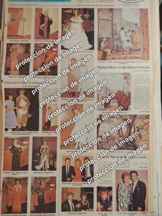 AFICHE RETRO, FIESTA DAMAS DEL CLUB ROTARIO VALLE - NARVARTE 1987 Y OTROS /ASM
