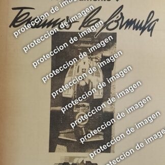 AFICHE PUBLICIDAD RETRO, IMEVISION CANAL 13 GRAN PREMIO DE MEXICO OCT 1987