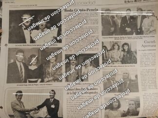 CARTEL ANTIGUO, BODA. PENELA CORTES 1987 (MANUEL PENEÑA OUBINA )