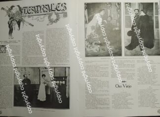 HOJA DE PRENSA ANTIGUA 1911. TEATRO ARBEU. VIRGINIA FABREGAS /GERARDO NIEVA / ARTISTAS /TEATROS