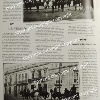 AFICHE ANTIGUO 1911 CLUB HIPICO INTERNACIONAL. MEXICO /ASM