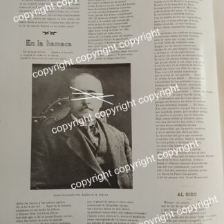 NOTA DE PRENSA ANTIGUA 1911 ADALBERTO A. ESTEVA PRESENTA LIBRO /ESCRITORES