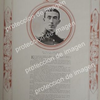 AFICHE ANTIGUO, TEOFILO IGLESIAS RODRIGUEZ 1937 Militares de Peru