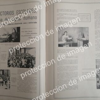 AFICHE ANTIGUO, ESCUELAS Y SISTEMA EDUCATIVO DE PERU 1937