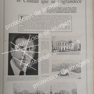 CARTEL ANTIGUO, EDUARDO DIBOS DAMMERT Y LIMA, PERU 1935 /POLITICOS