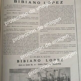 CARTEL ANTIGUO, EMBOTELLADORA Y REFRESCOS LA POLAR PERU 1936, DE VIVIANO LOPEZ, /empresas