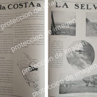 CARTEL ANTIGUO, DEBUTA LA AEROLINEA CONDOR PERUANA 1936 /AVIACION /RARO