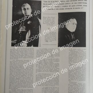 AFICHE ANTIGUO, PEDRO PASCUAL FARFAN Y OTROS 1936 PERU /SACERDOTES