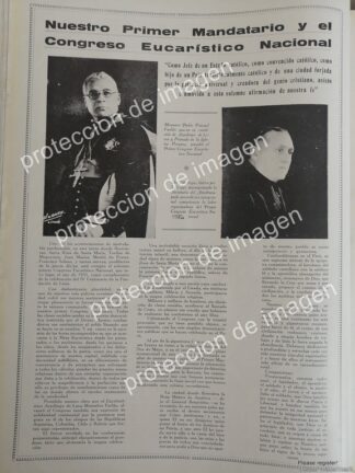 AFICHE ANTIGUO, PEDRO PASCUAL FARFAN Y OTROS 1936 PERU /SACERDOTES