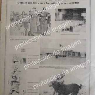 AFICHE ANTIGUO, ESCUELA CLIMATICA FRANCISCA DE BENAVIDES. 1936, ANCON, PERU