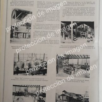 AFICHE ANTIGUO DE PERU, INAUGURAN ESCUELA DE MINERIA SANTA BEATRIZ. 1937