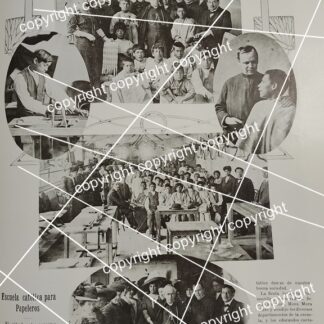 HOJA DE PRENSA ANTIGUA 1911 MONSEÑOR MORA DEL RIO INAUGURA EL INTERNADO No 17 FRANCISCO I MADERO.