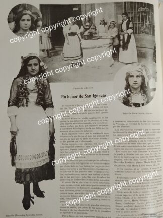 HOJA DE PRENSA ANTIGUA 1911 EL COLEGIO DE LAS VIZCAINAS, ALUMNAS / ESCUELAS