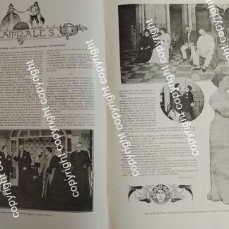 HOJA DE PRENSA ANTIGUA 1911 TEATRO EL PRINCIPAL. CIA. VIRGINIA FABREGAS /ESPECTACULOS