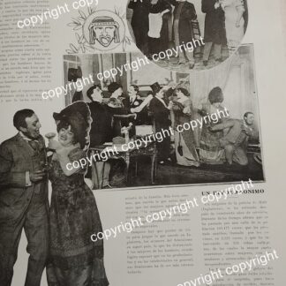 NOTA DE PRENSA ANTIGUA 1911 TEATRO ARBEU Y VIRGINIA FABREGAS / TEATROS ARTISTAS